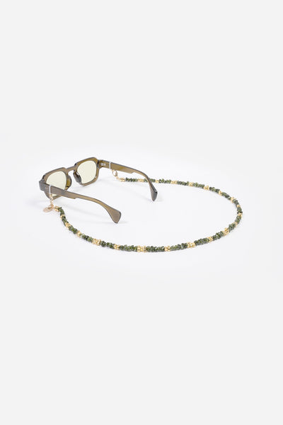 Bijoux Chaine De Lunette Liviya Kaki 72 cm