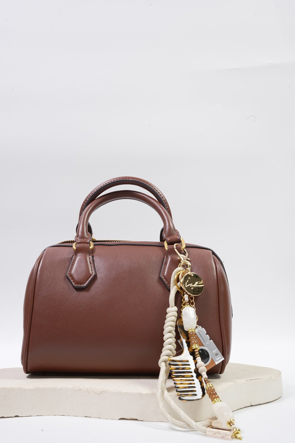 Bijoux Sac Bobby Beige 30 cm