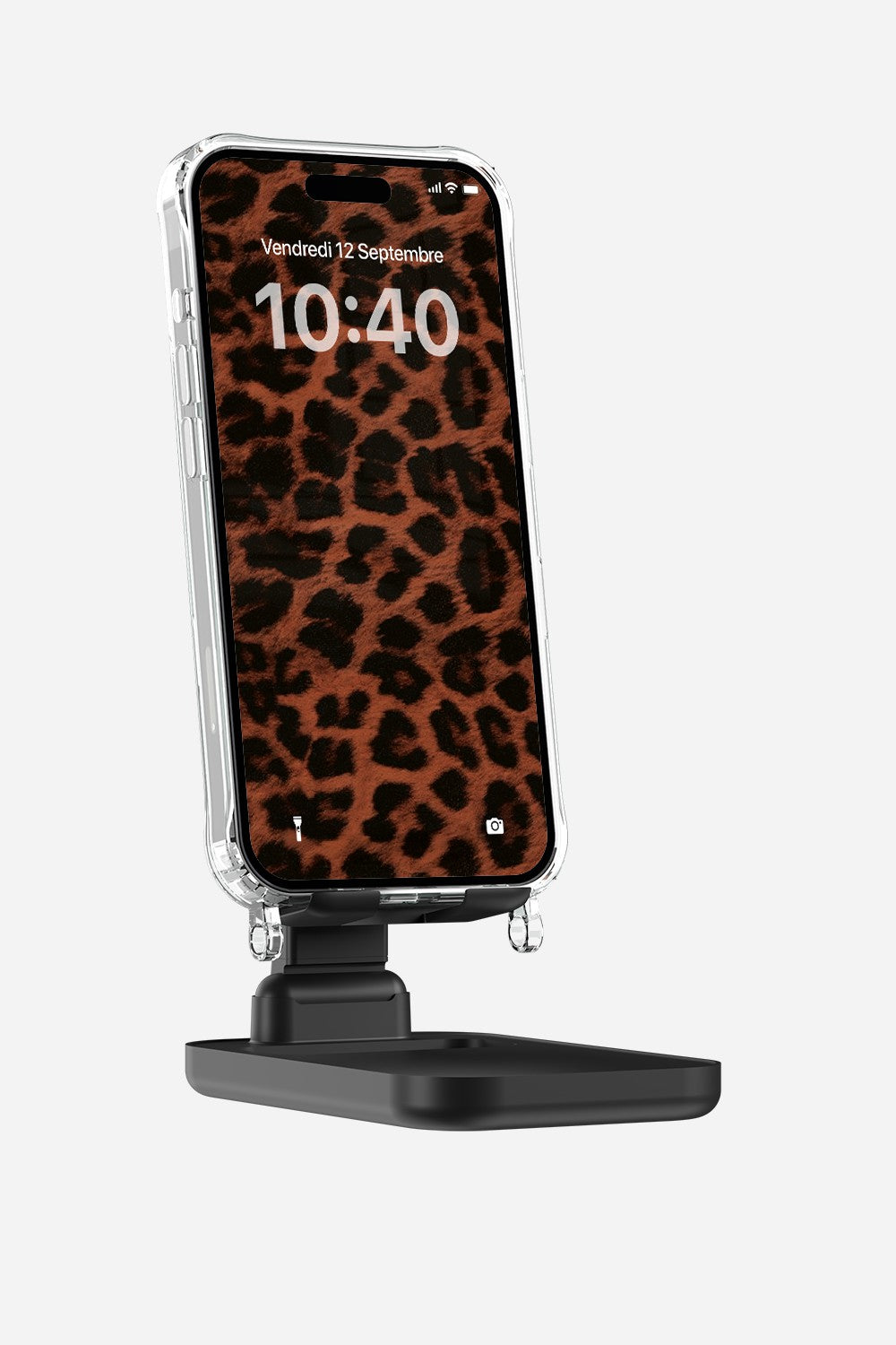 Support Bureau Leopard Terracotta Et Noir Leopard Terracotta Et Noir