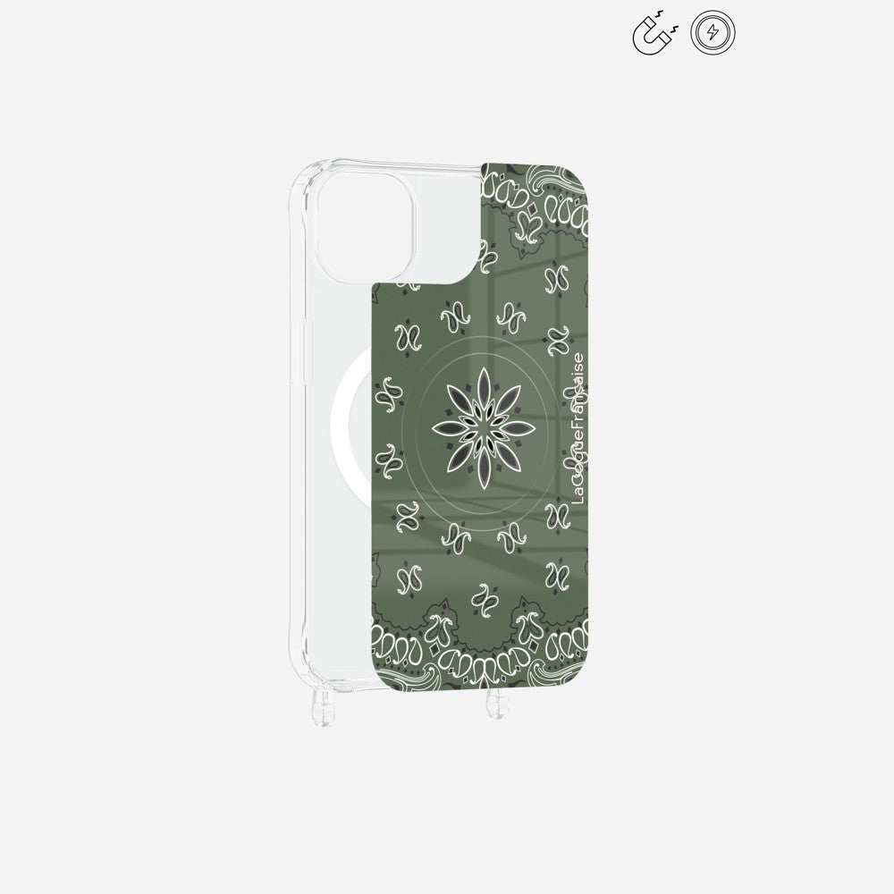 Plaque Magnetique Imprimee Bandana Kaki - 17