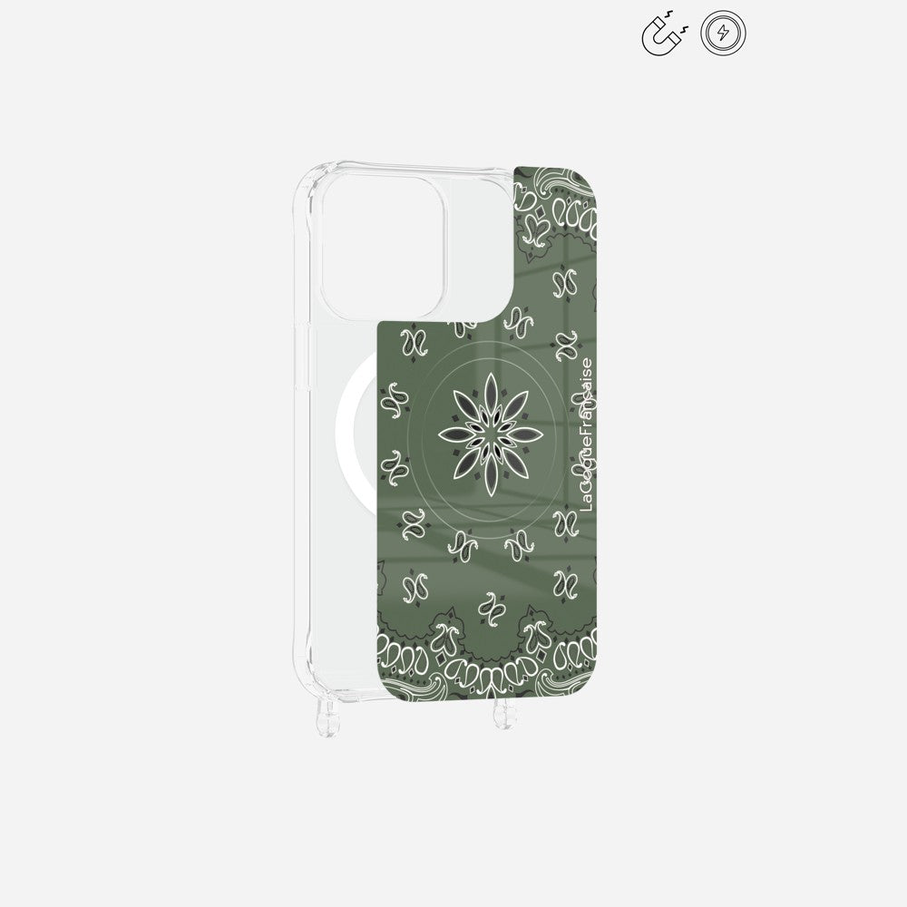Plaque Magnetique Imprimee Bandana Kaki - 18