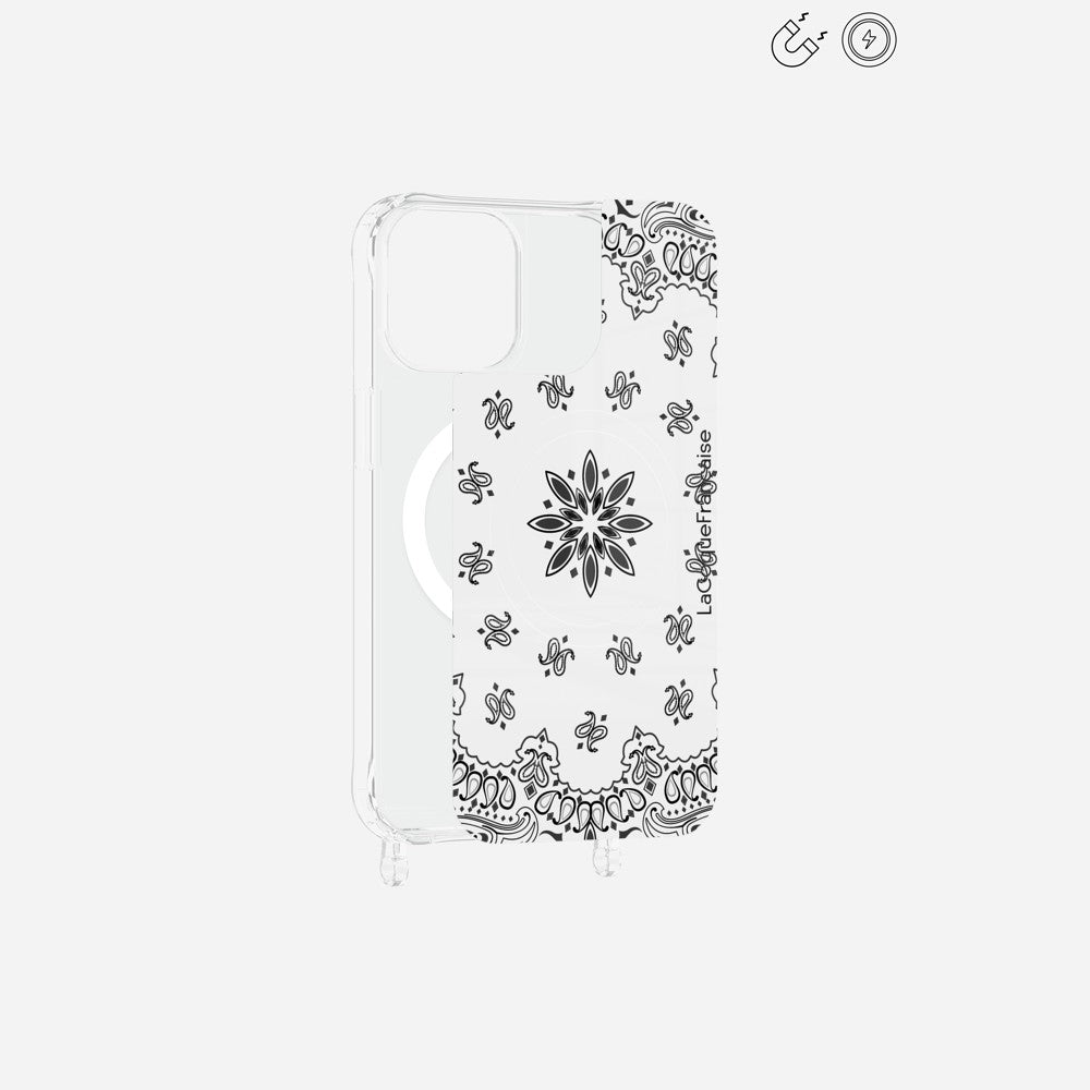 Plaque Imprimee Magnetique iPhone 13 Pro Max Blanc 6.7 Pouces