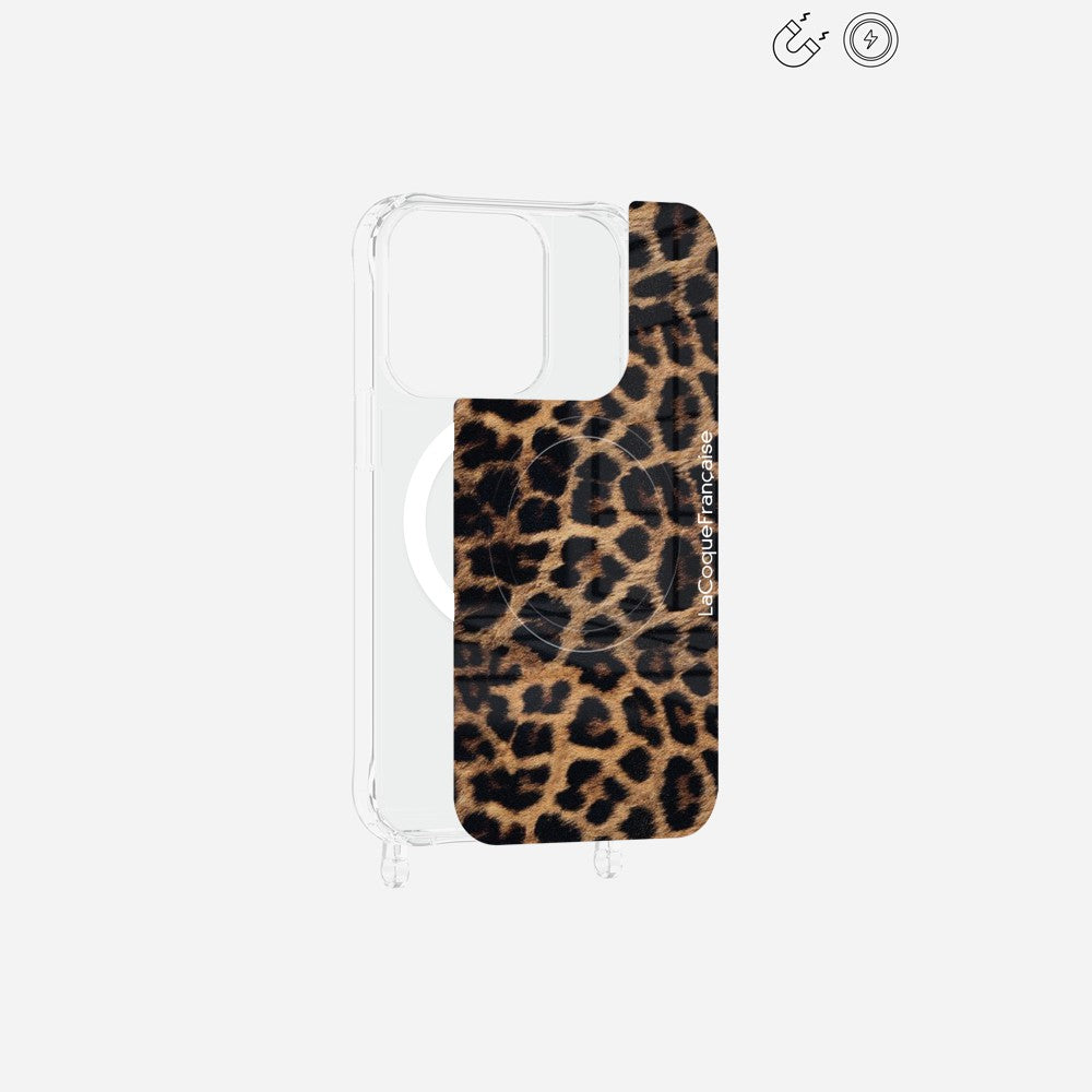 Plaque Magnetique Imprimee Leopard Noir Et Brun