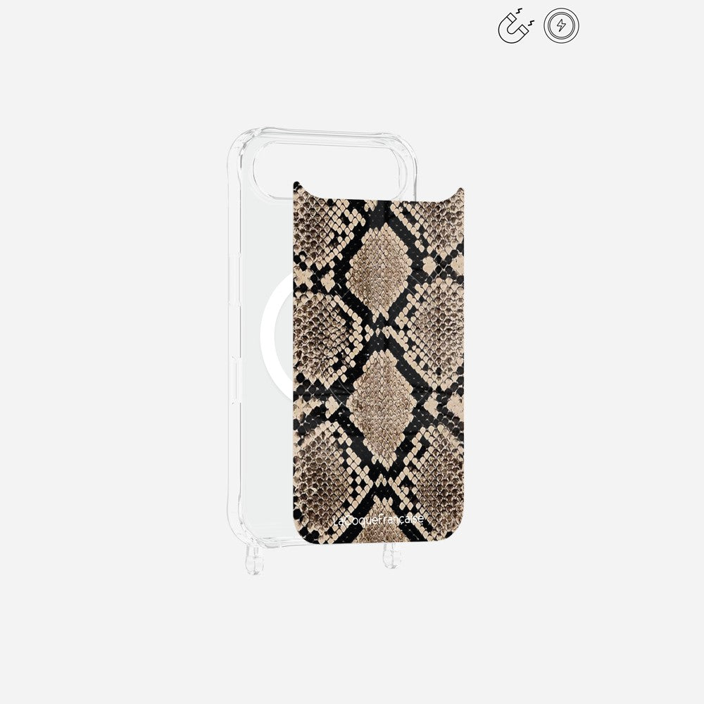 Plaque Imprimee Magnetique iPhone 17 Air Beige 6.7 Pouces