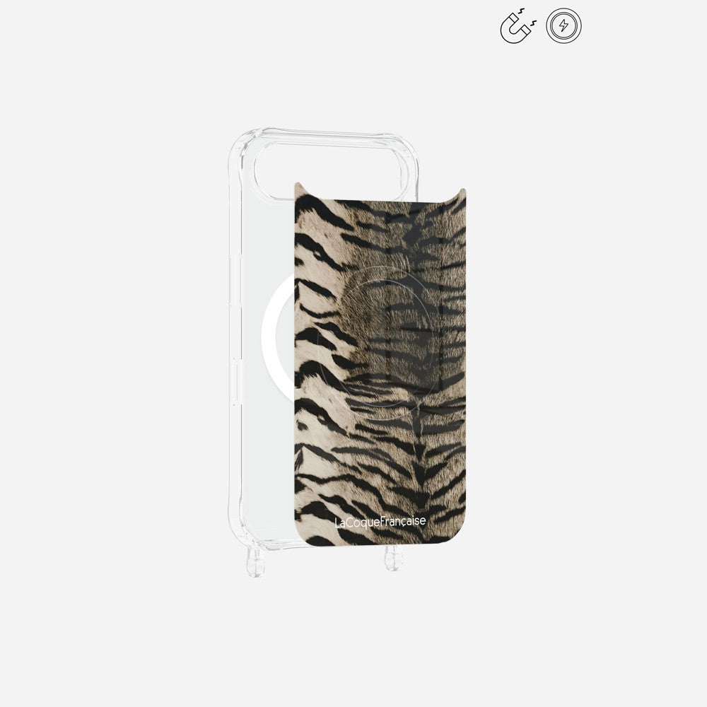 Plaque Magnetique Imprimee Zebre Gris