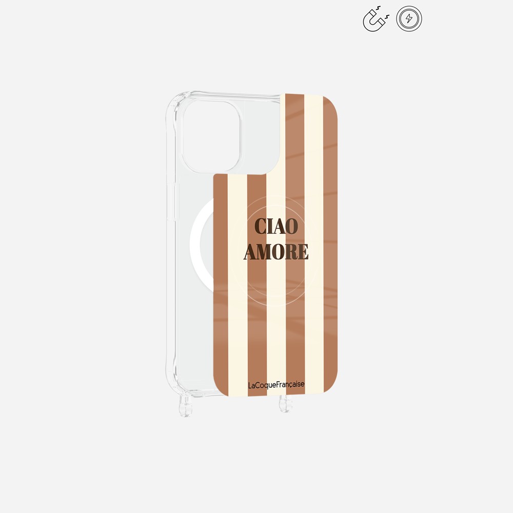 Plaque Magnetique Imprimee Ciao Amore Beige - 22