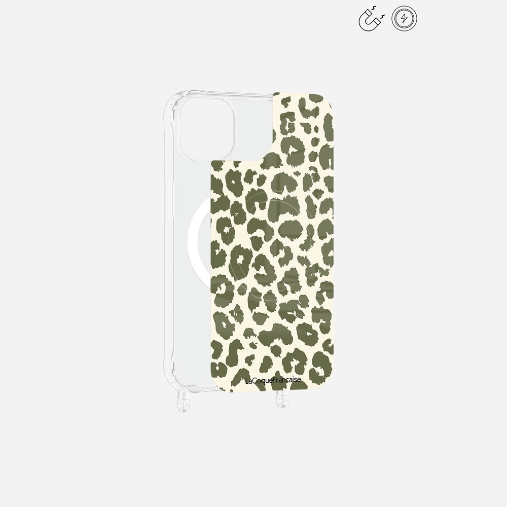 Plaque Magnetique Imprimee Leopard Kaki - 17