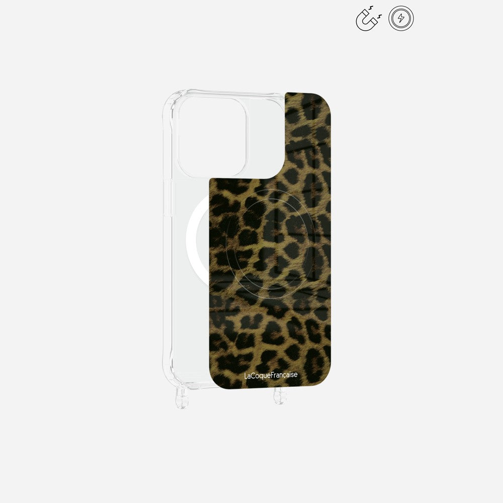 Plaque Magnetique Imprimee Leopard Kaki Et Noir - 18