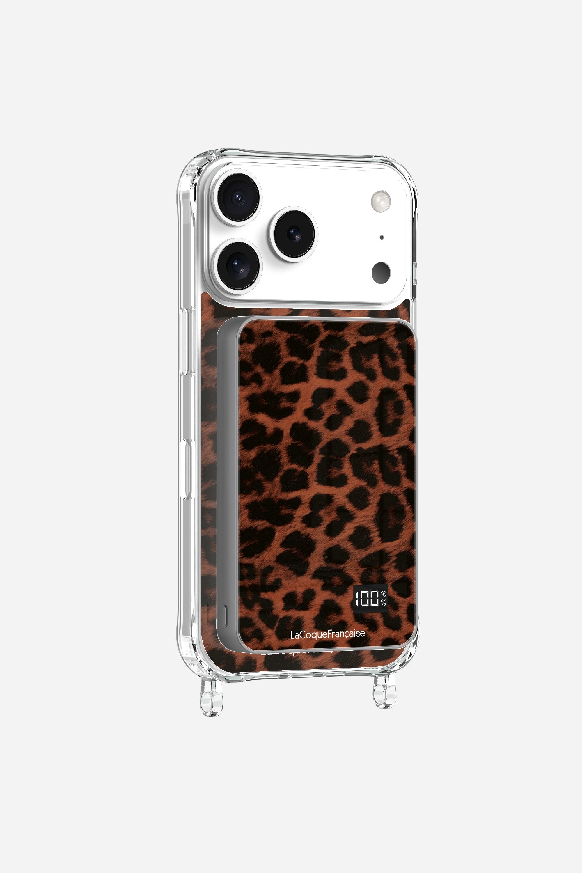 Batterie Magsafe Leopard Terracotta Et Noir Terracotta 10 000 Mah