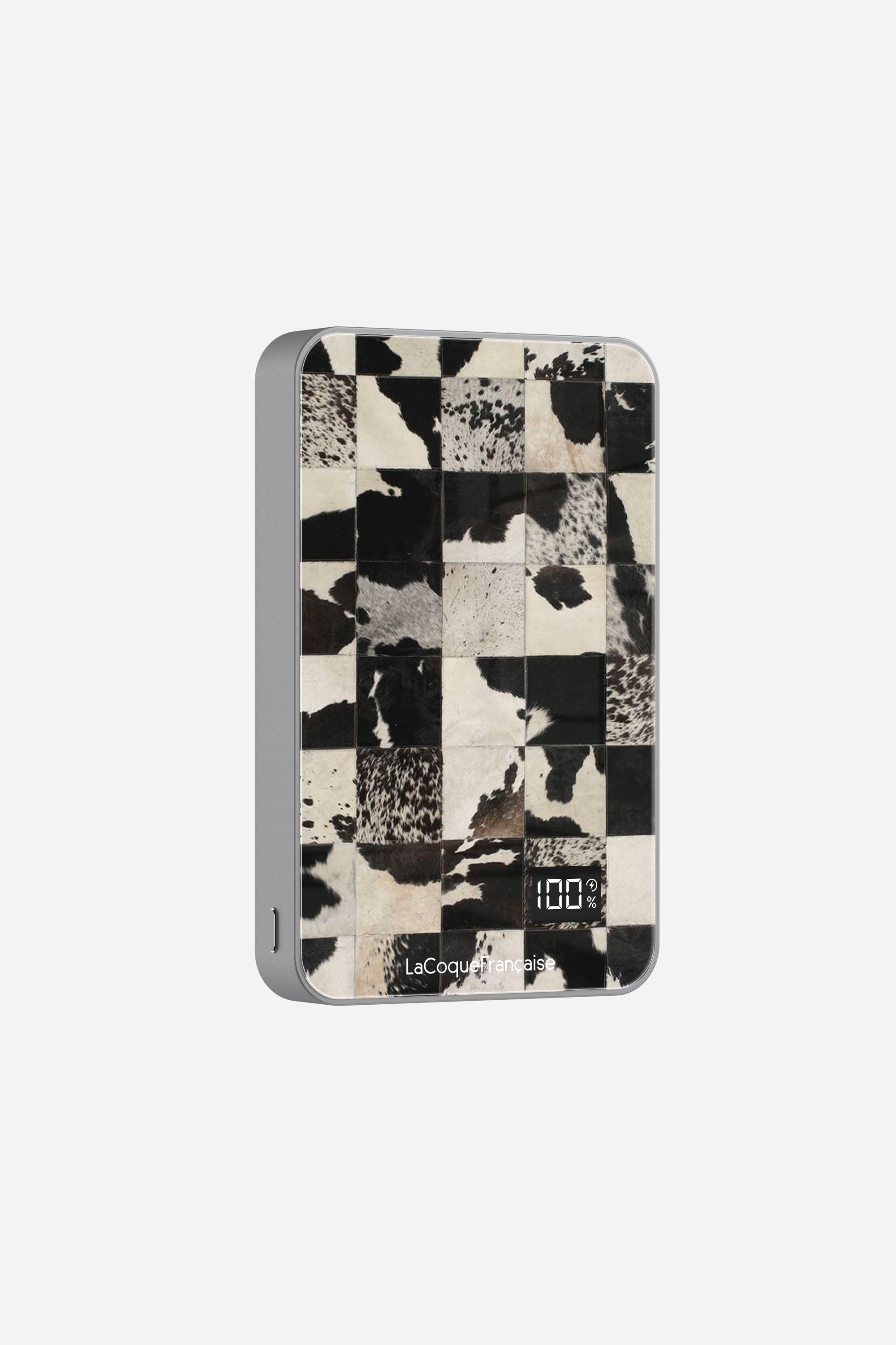 Batterie Magsafe Mosaique Vache Noir 10 000 Mah