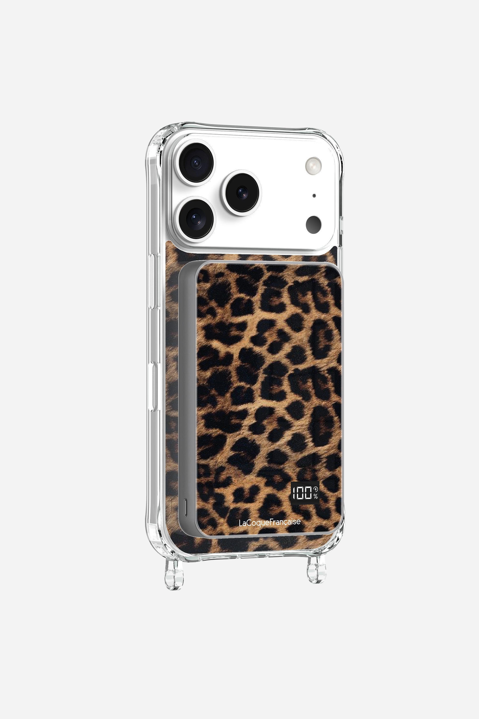 Batterie Magsafe Leopard Noir Et Brun Marron 10 000 Mah