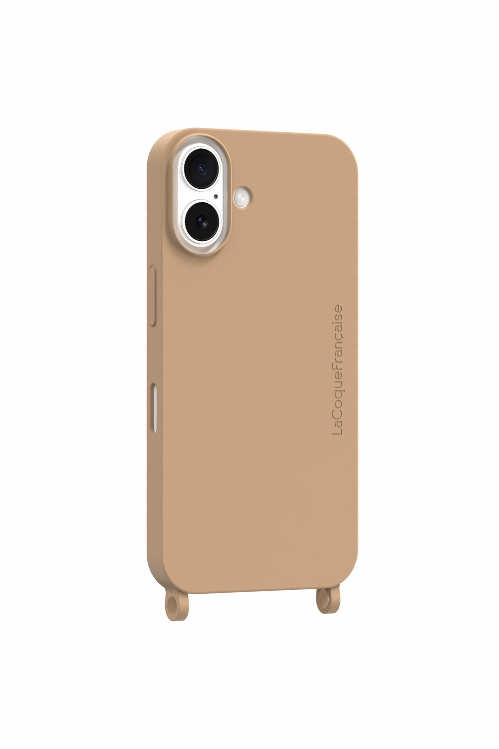 Coque Anneaux Soft Touch Beige