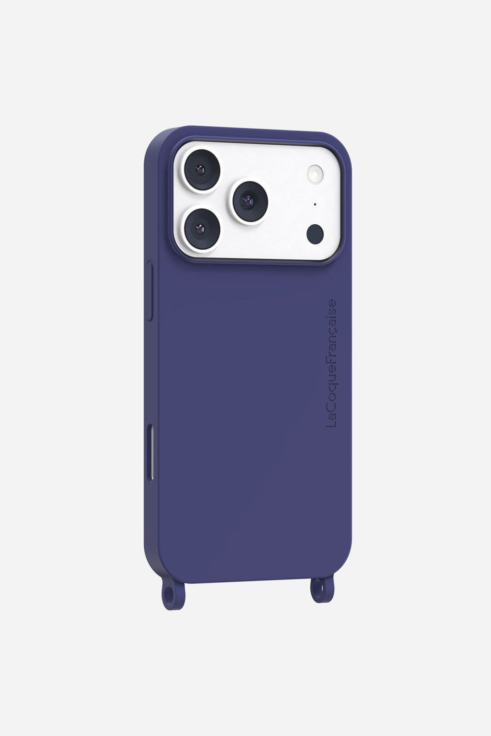 Coque Anneaux Soft Touch Bleu