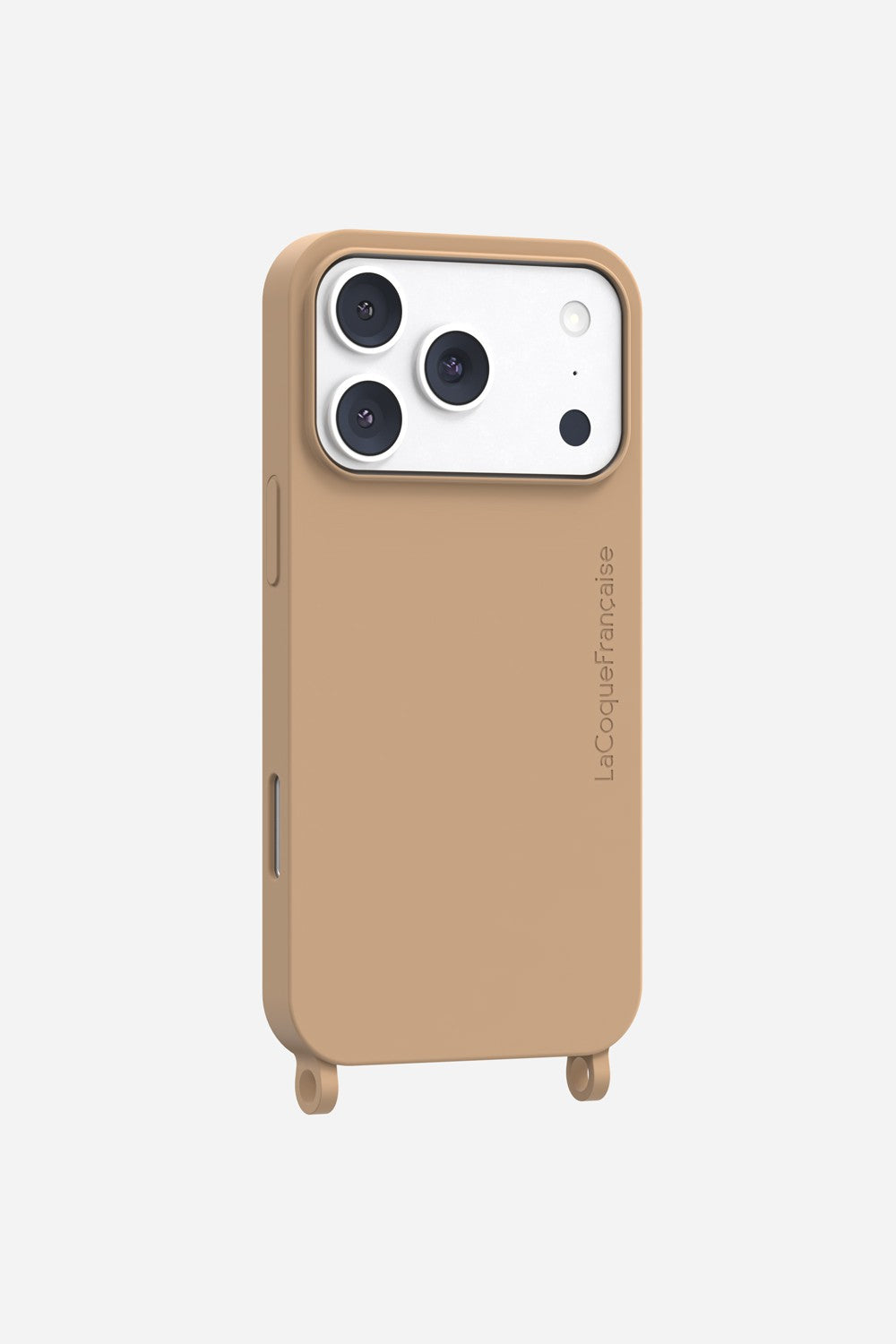 Coque Anneaux Soft Touch Beige
