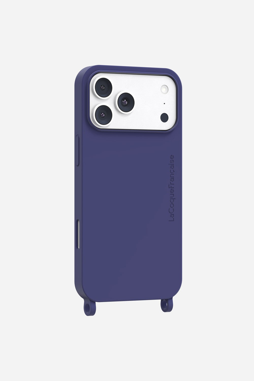 Coque Anneaux Soft Touch Bleu
