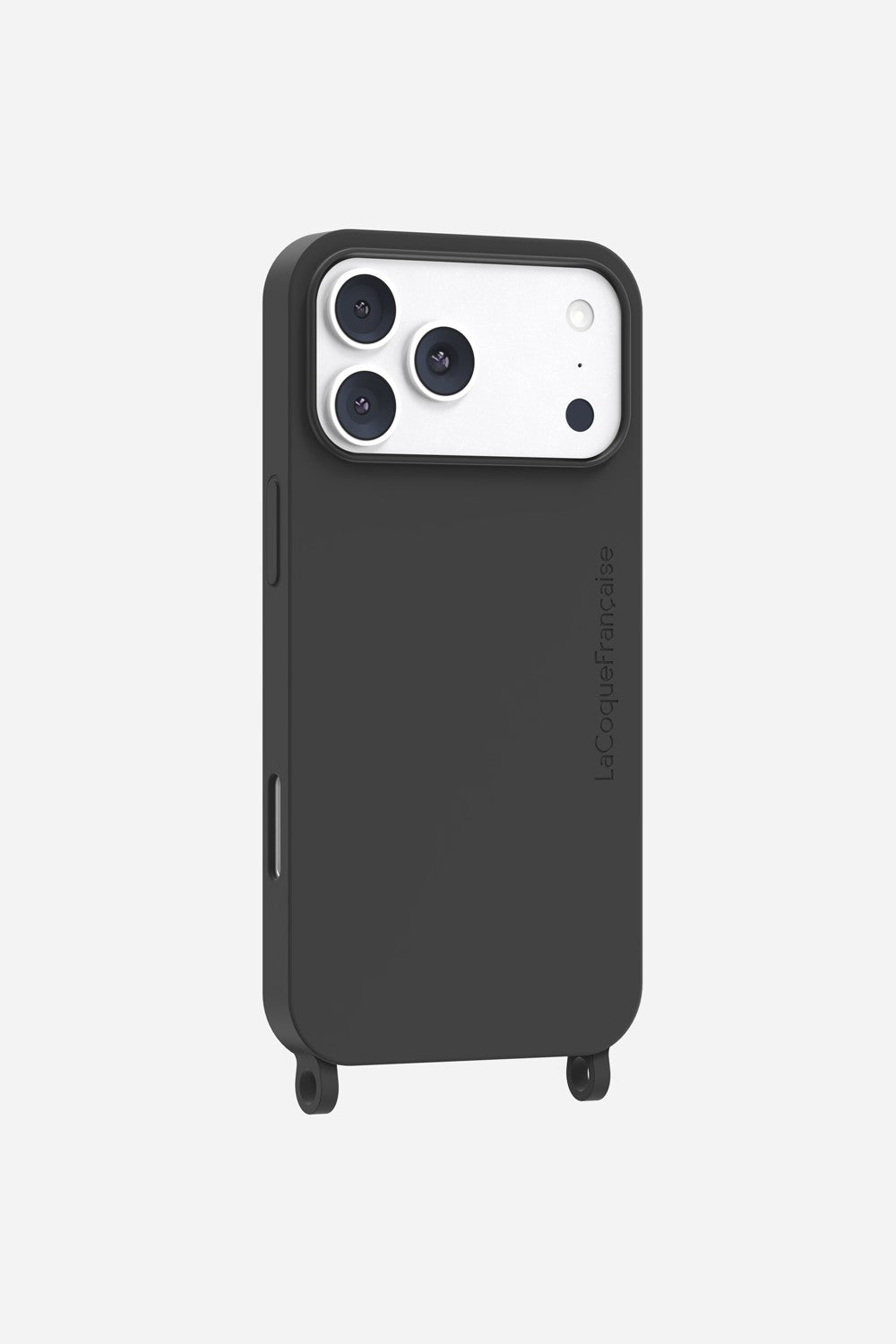 Coque Anneaux Soft Touch Noir