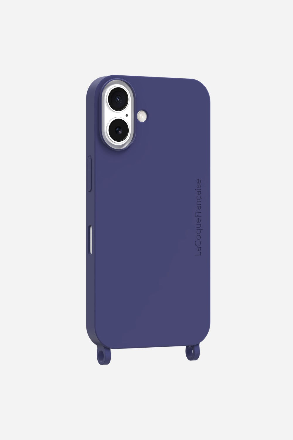 Coque Anneaux Soft Touch Bleu