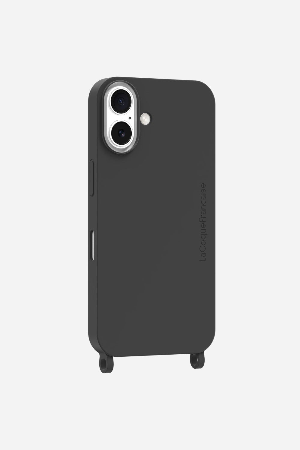 Coque Anneaux Soft Touch Noir