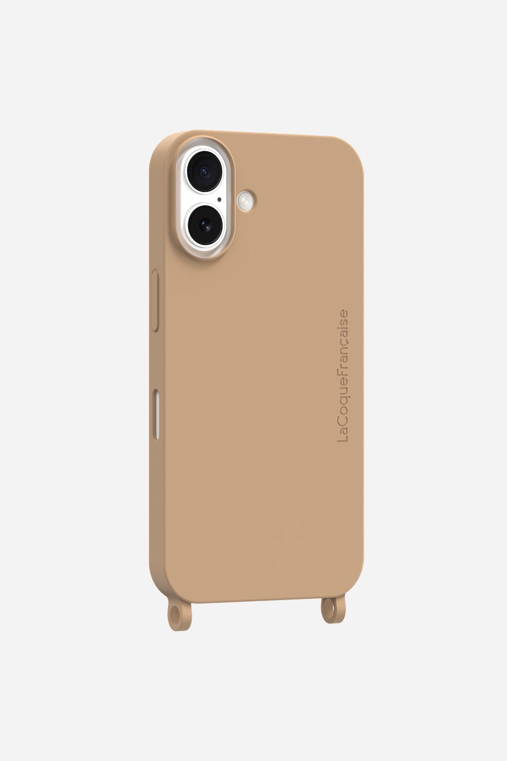 Coque Anneaux Soft Touch Beige