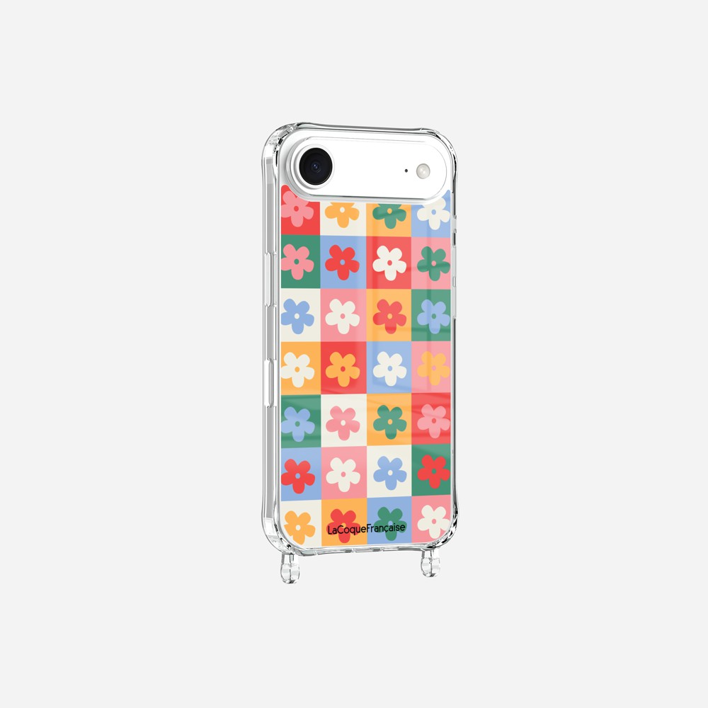 Coque Anneaux Imprimee Flower Power