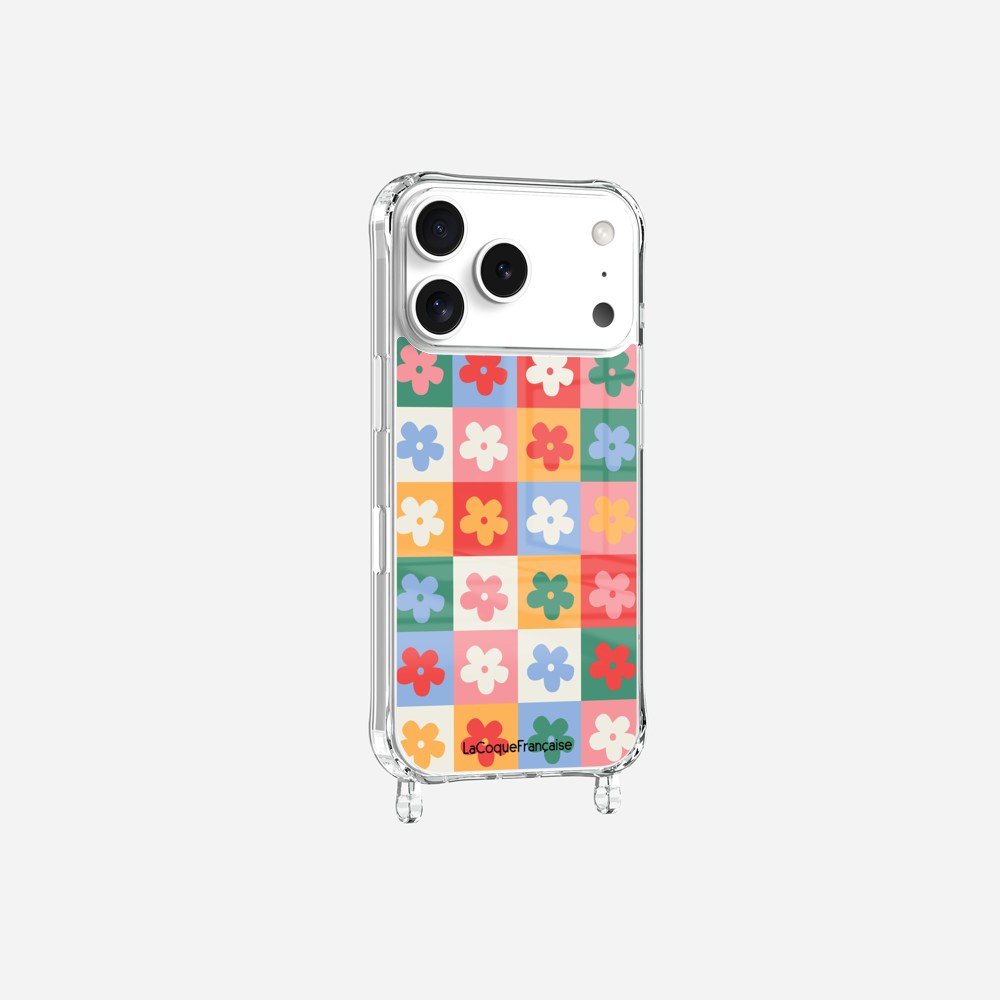 Coque Anneaux Imprimee Flower Power