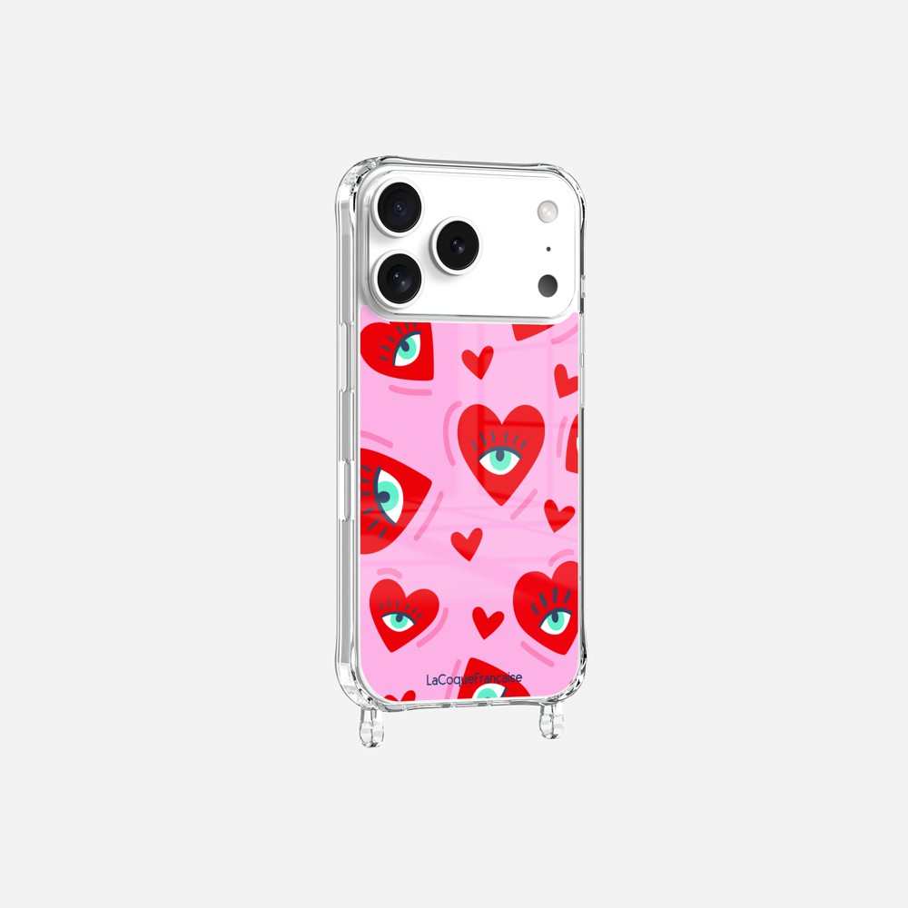 Coque Anneaux Imprimee Yeux D'amour