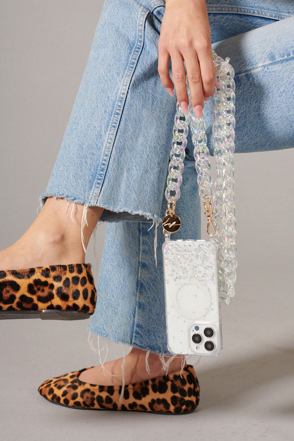 Chaine Longue Sarah Holographique 120 cm