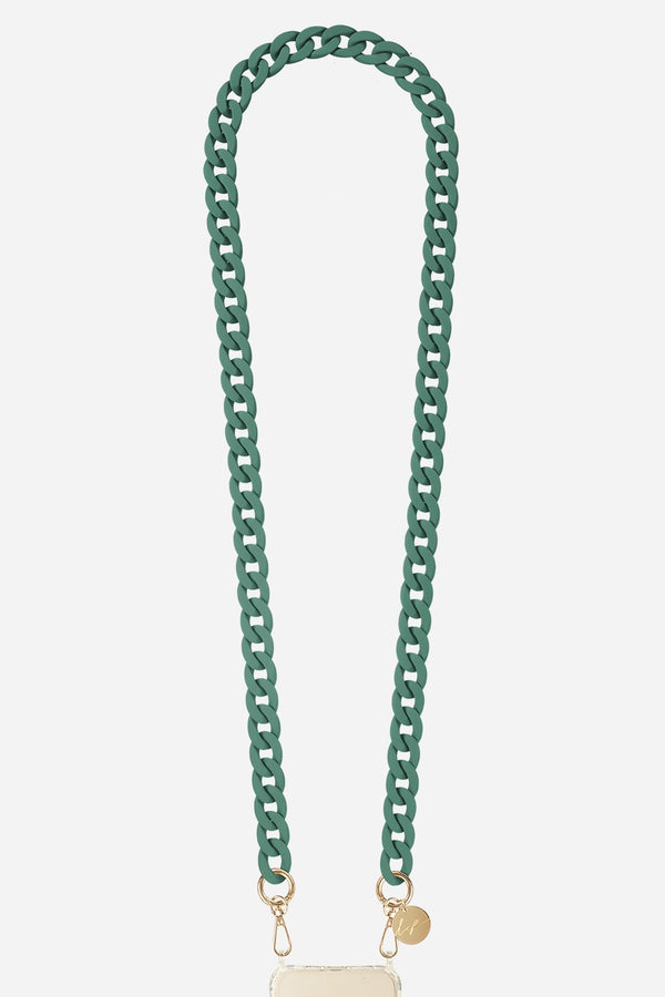 Chaine Longue Sarah Vert 120 cm