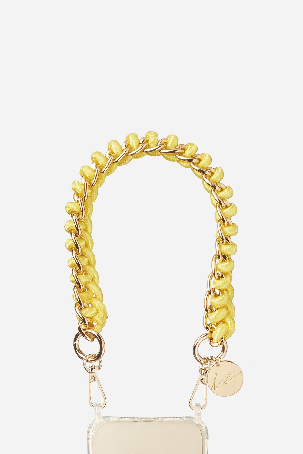 Chaine Courte Romy Jaune 40 cm