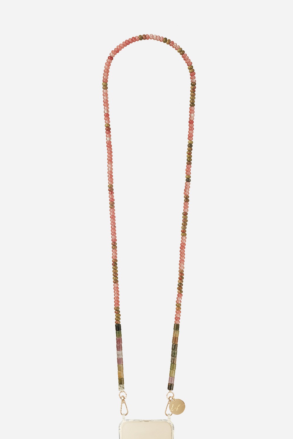 Chaine Longue Joy Rose 120 cm