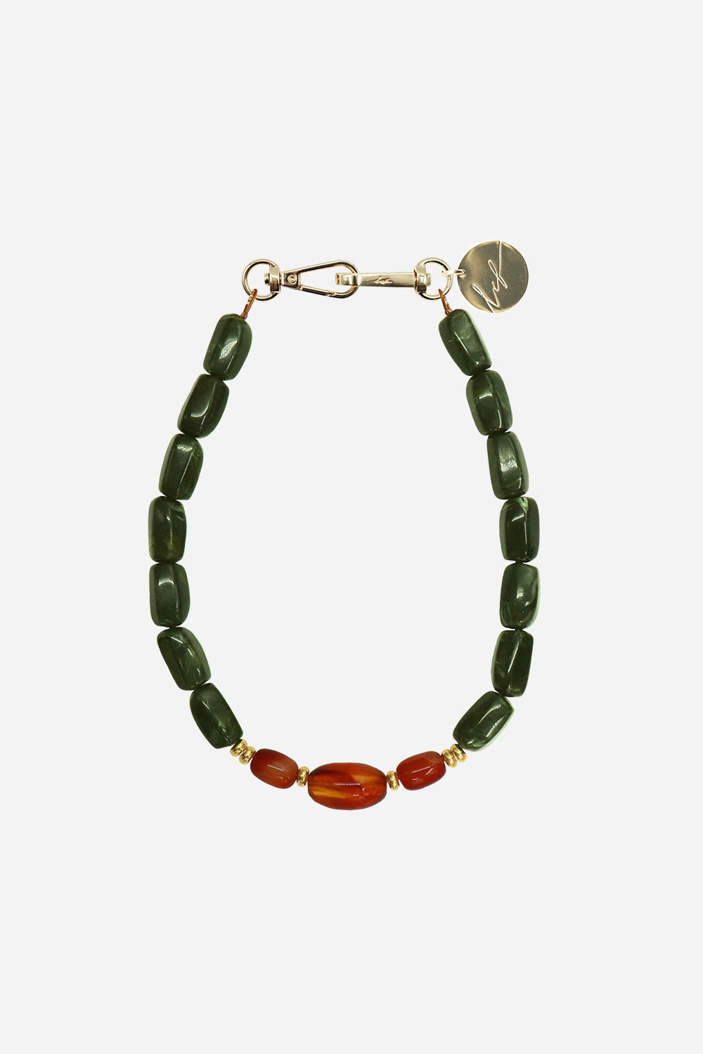 Chaine Courte Dara Vert 40 cm