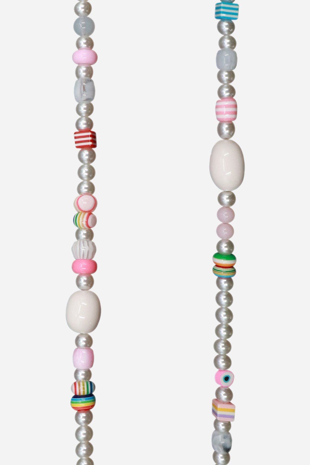 Long White Chain White 100 cm