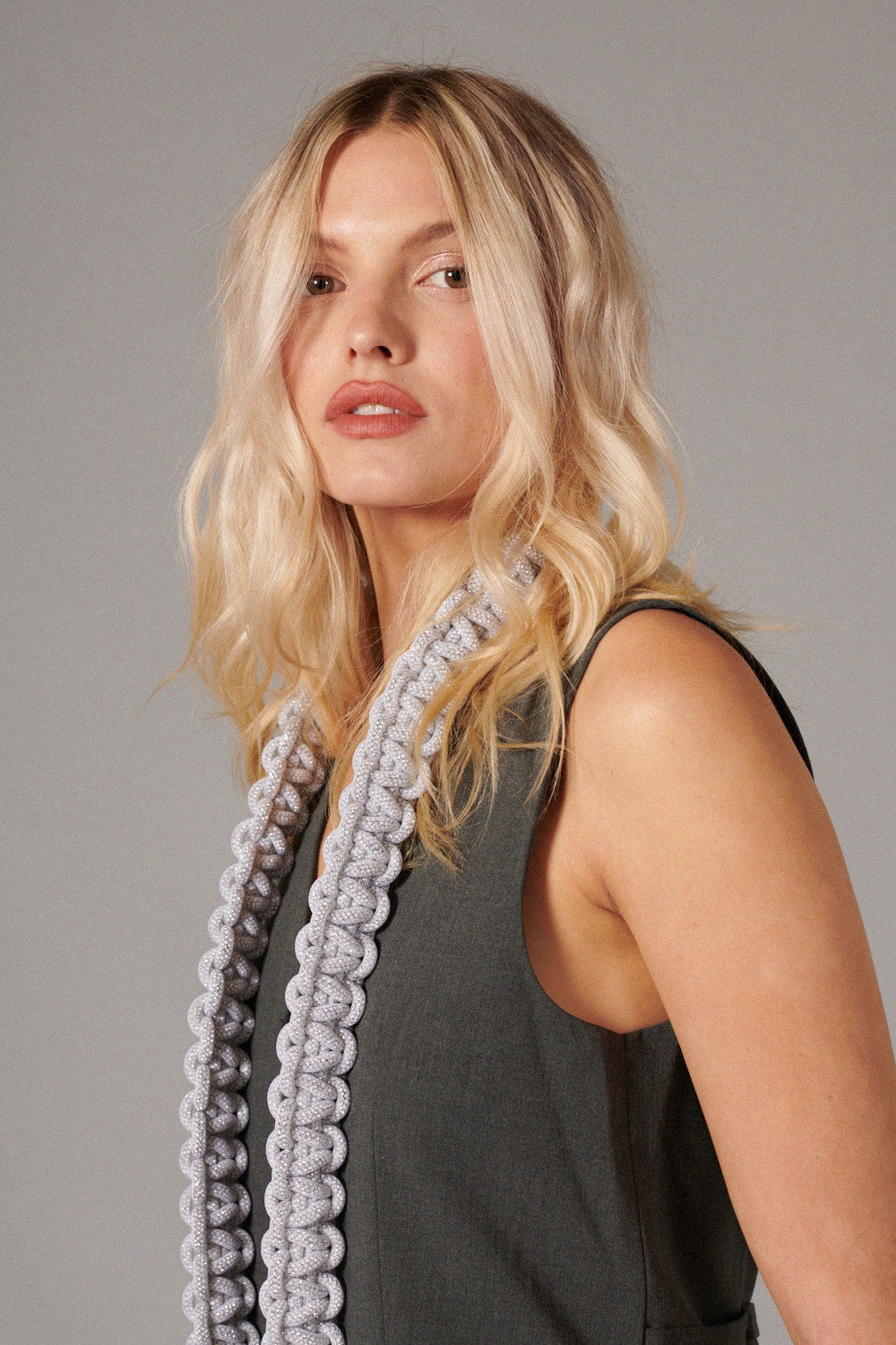 Chaine Longue Giulia Argent 120 cm