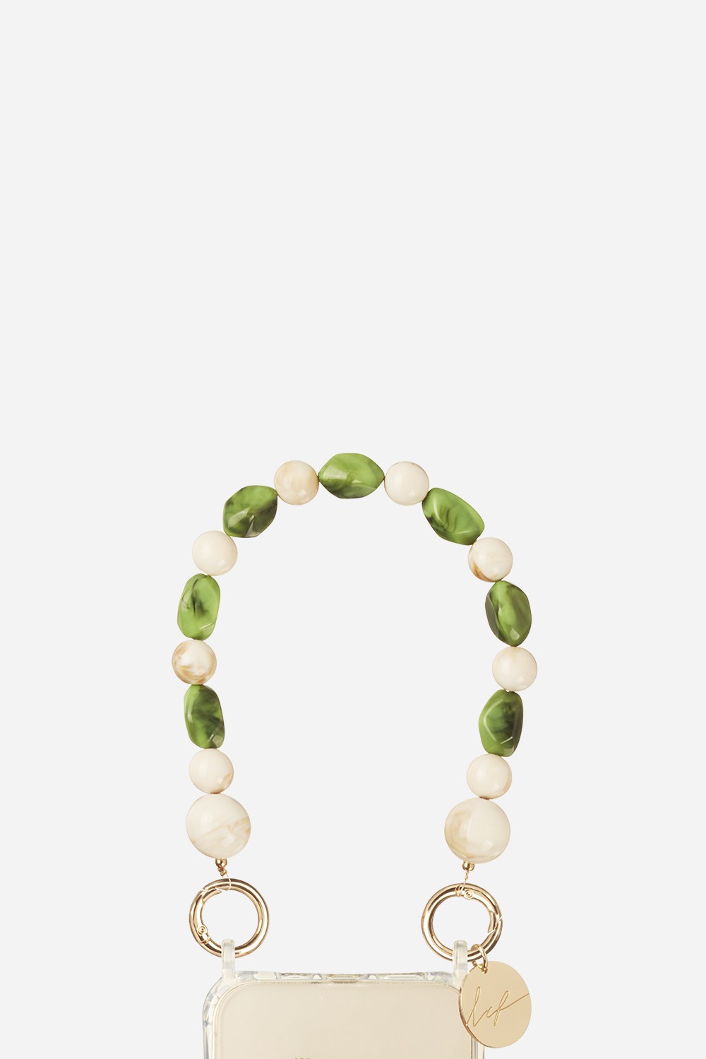 Chaine Courte Maya Beige 30 cm