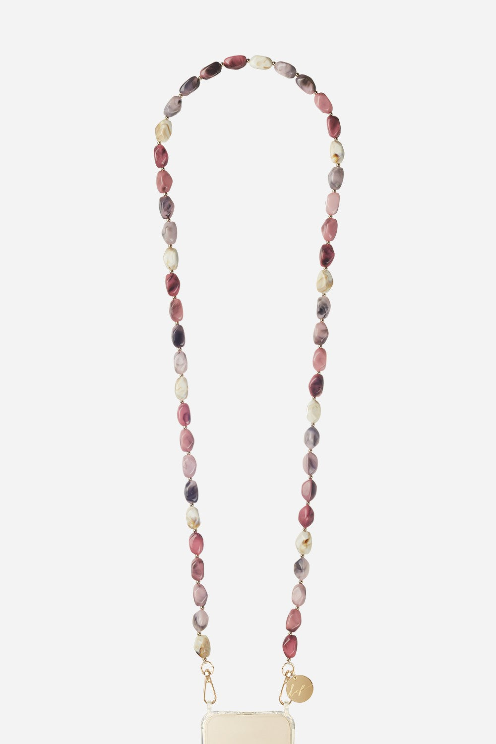 Long Polly Chain Pink 120 cm