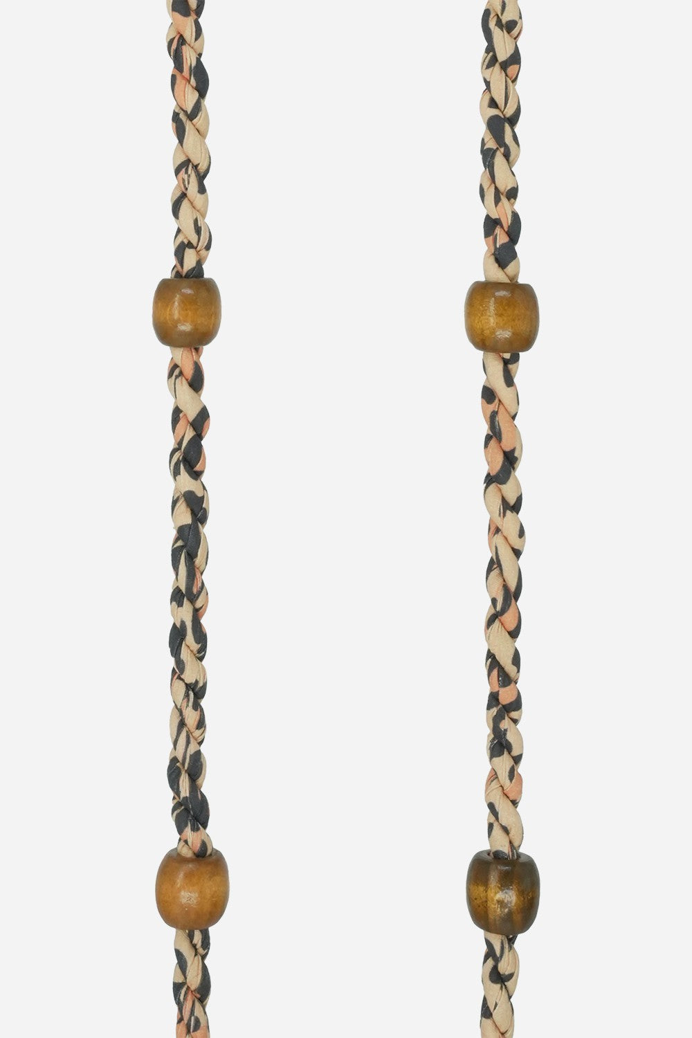 Chaine Longue Leo Marron 120 cm