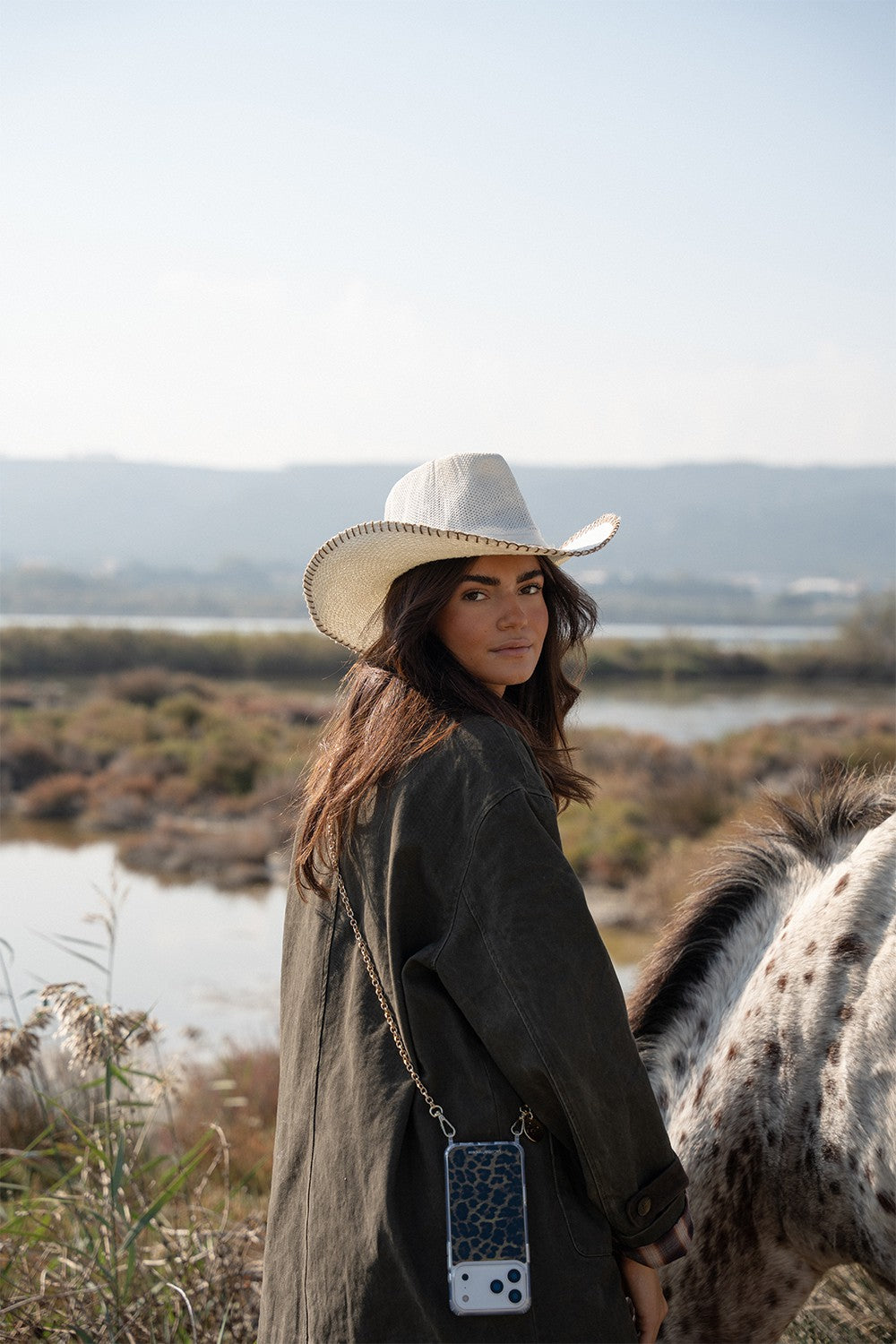 Chaine Longue Aya Dore 120 cm