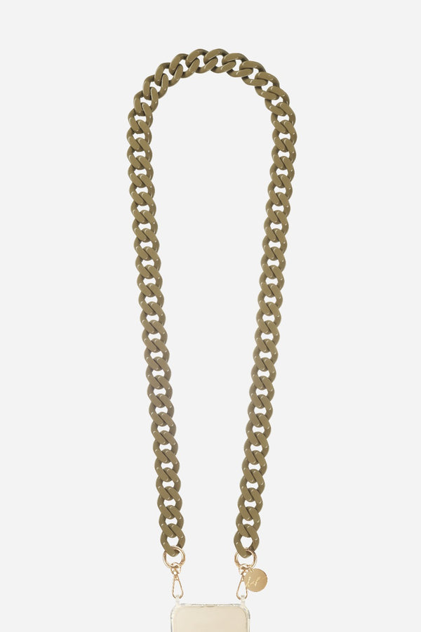 Chaine Longue Gia Kaki 120 cm