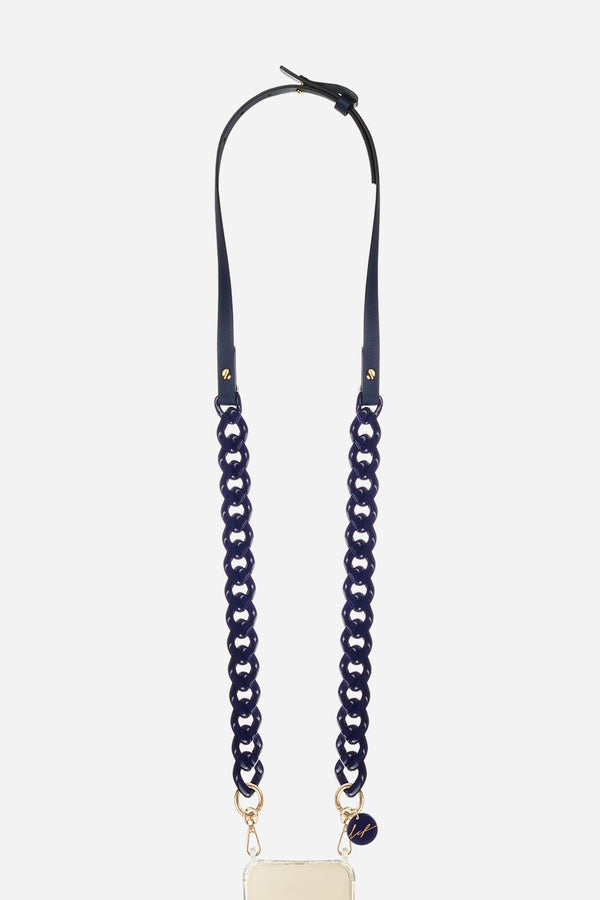 Chaine Longue Giorgia Bleu 120 cm