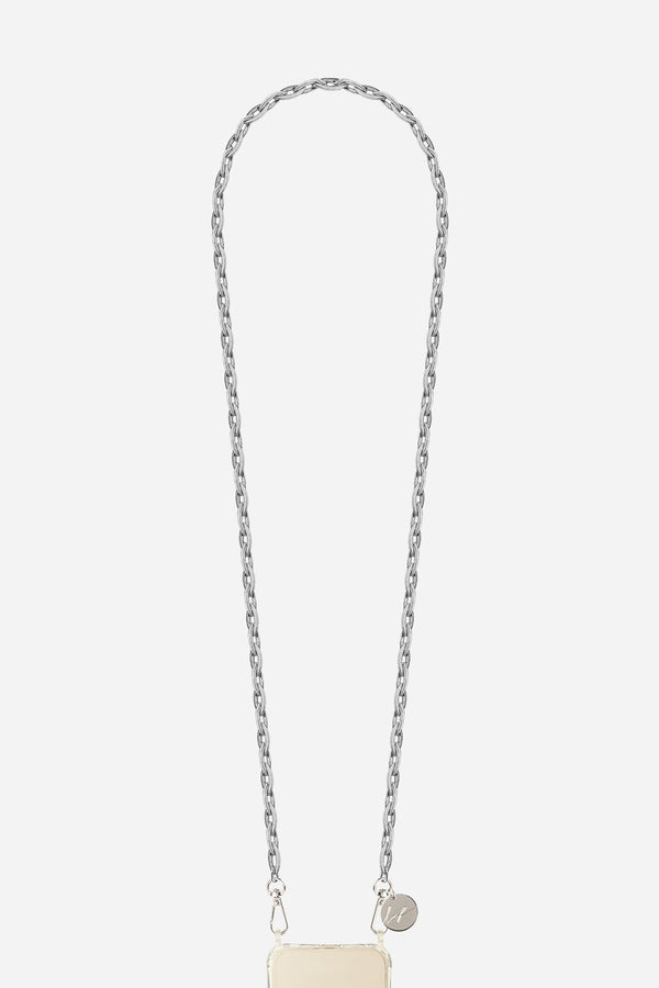 Chaine Longue Pia Argent 120 cm