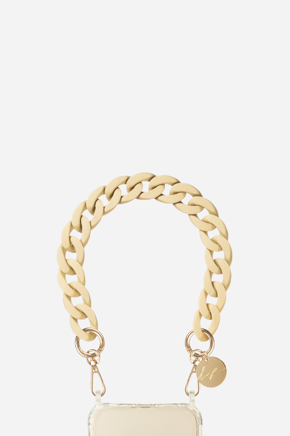 Sarah Beige Short Chain 40 cm