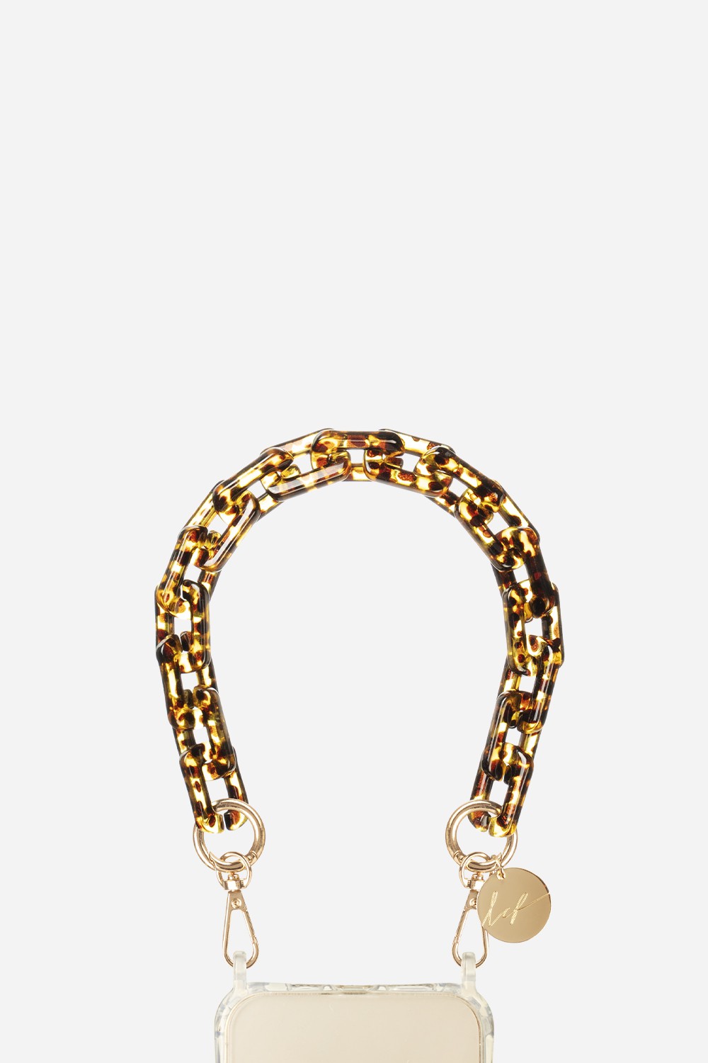 Chaine Courte Emmy Marron 40 cm