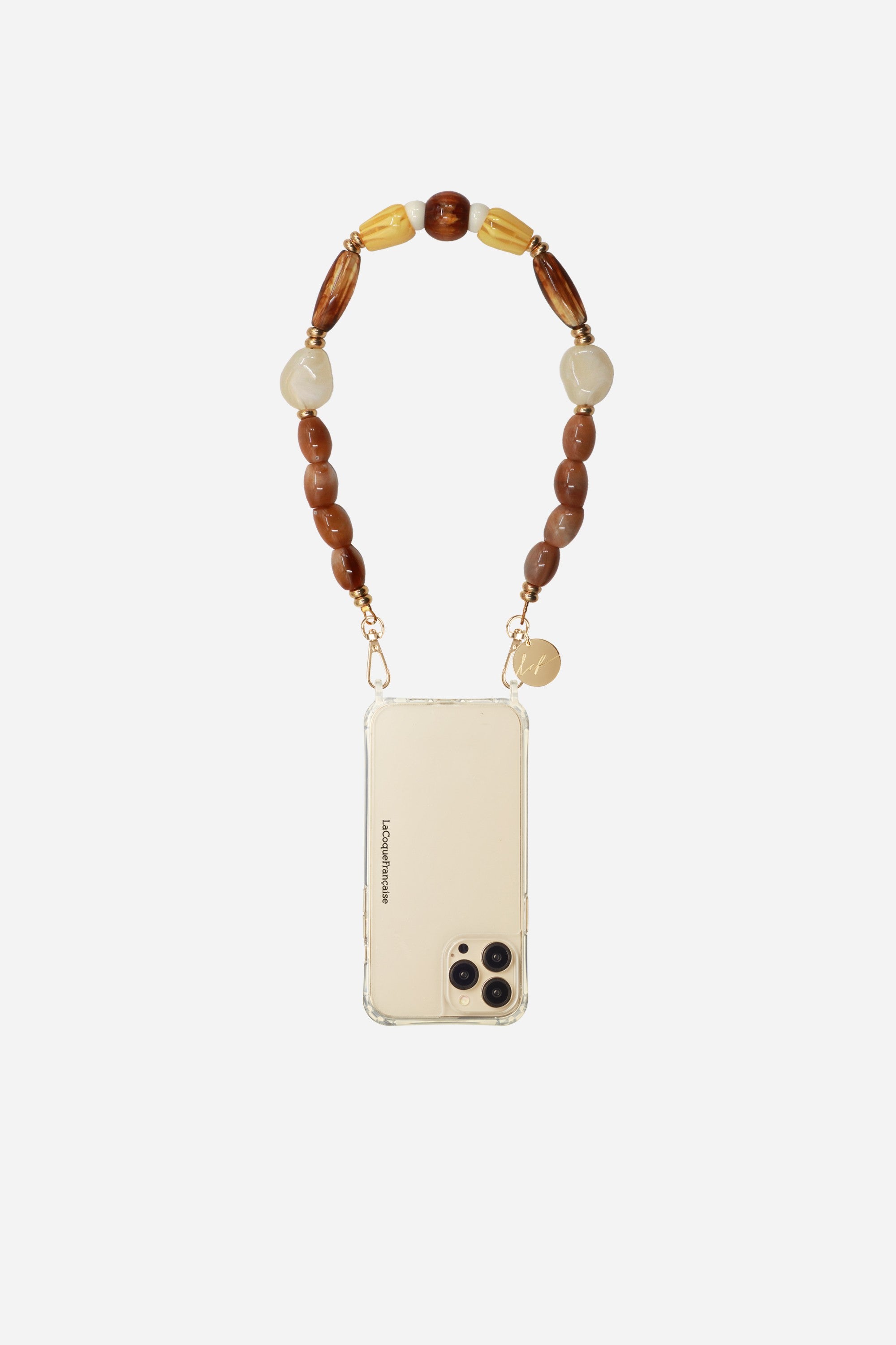 Jewelry Necklace Dina Brown 45 cm