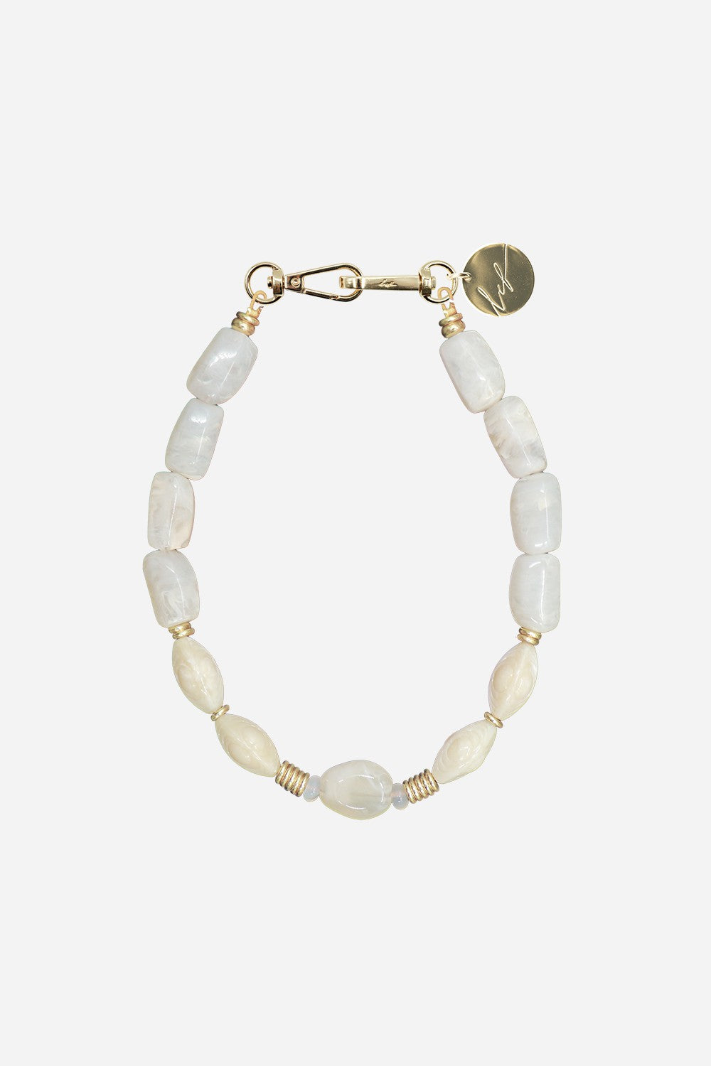 Chaine Courte Lorelei Beige 40 cm