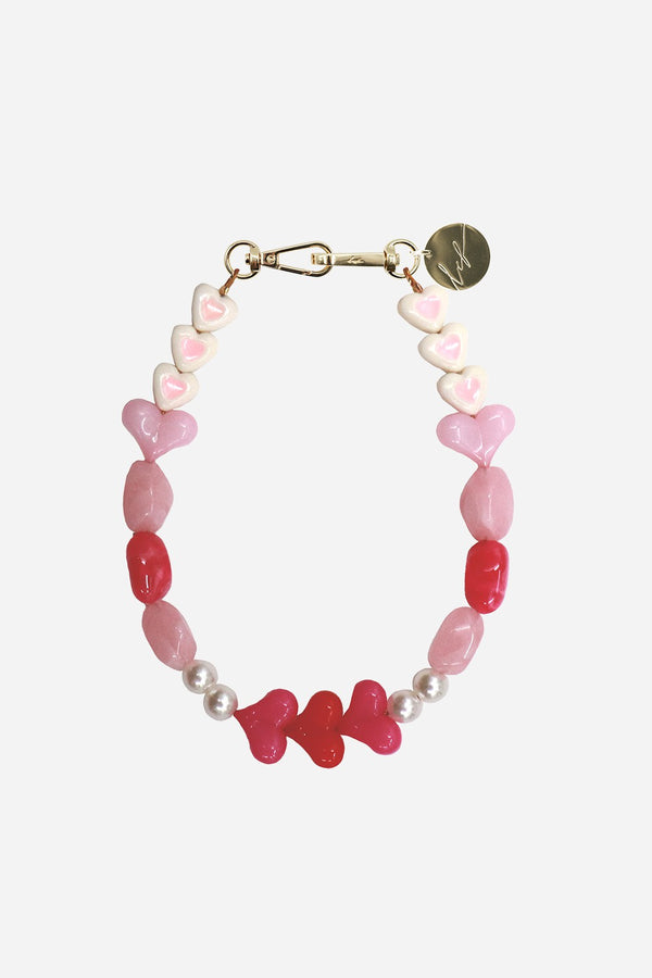 Chaine Courte Belle Rose 40 cm