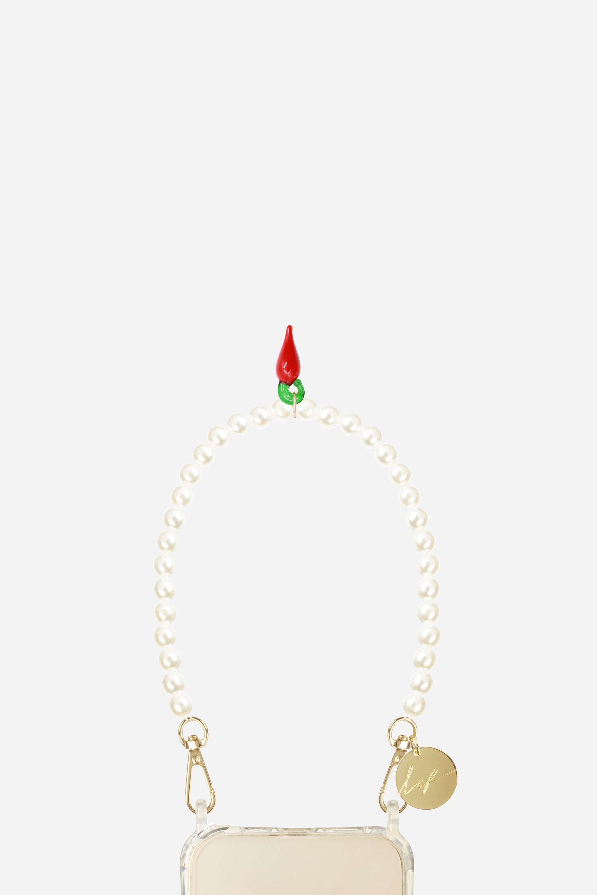 Chaine Courte Damita Blanc 40 cm