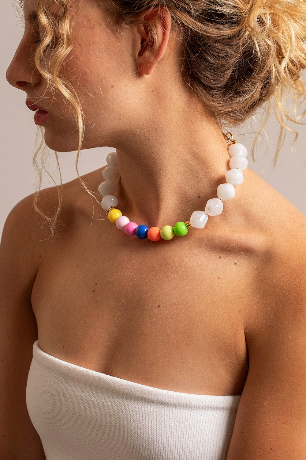 Jewelry Eloa Multicolor Necklace 40 cm