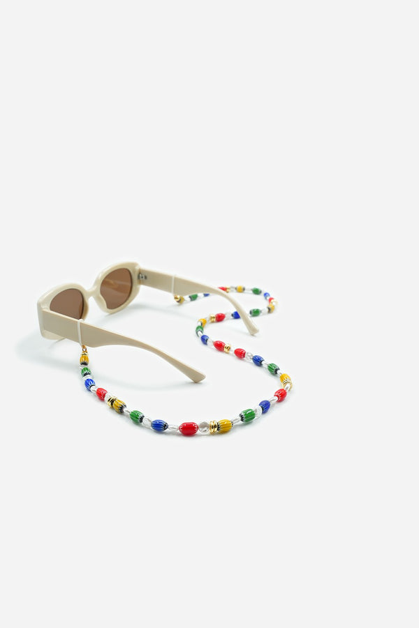 Bijoux Chaine De Lunette Sola Blanc Multicolore 72 cm