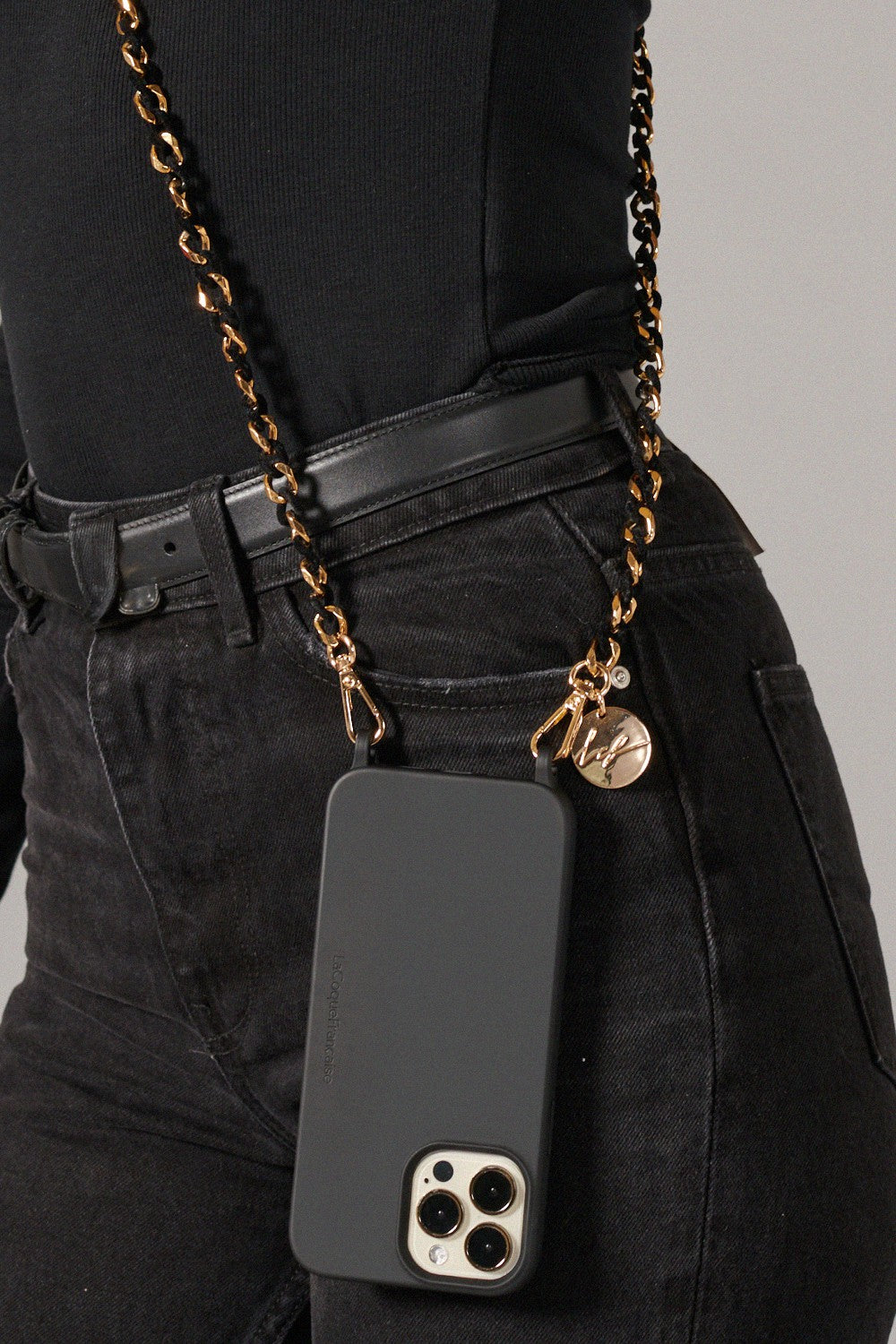 Sona Long Chain Black 120 cm