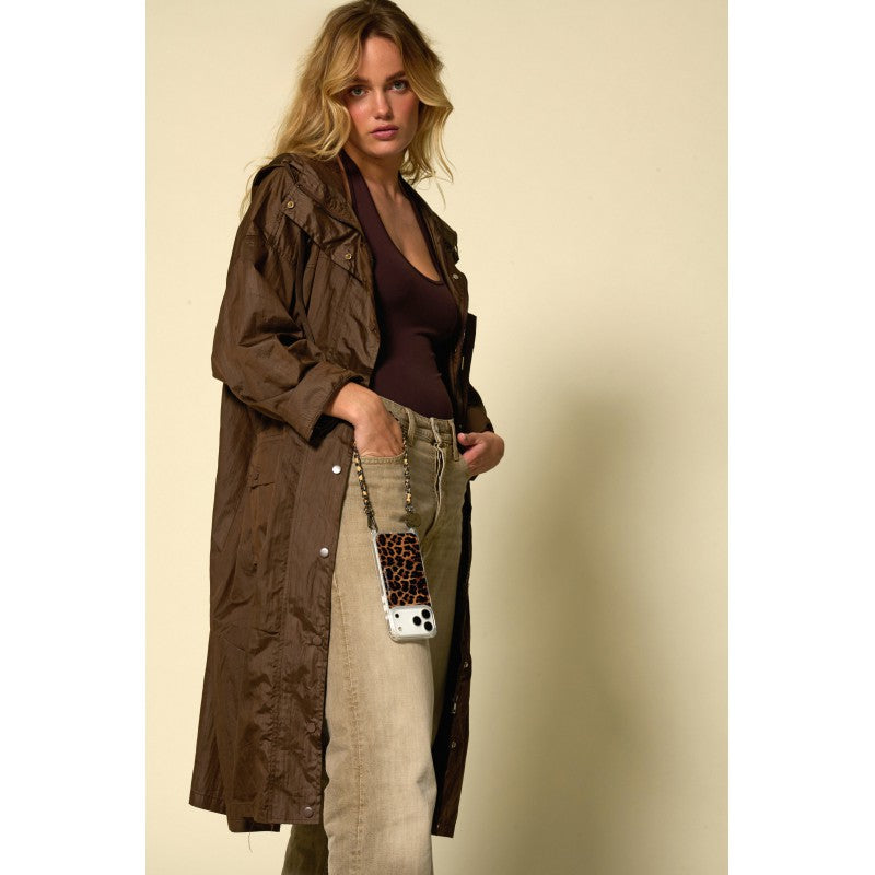 Chaine Courte Cali Leopard 40 cm